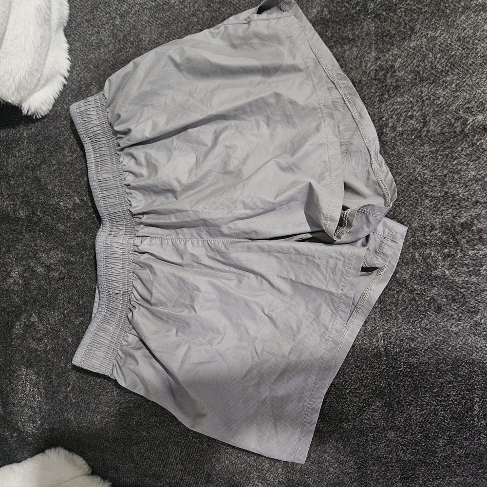 Nike Gray Athletic Shorts Lightweight Elastic Waist